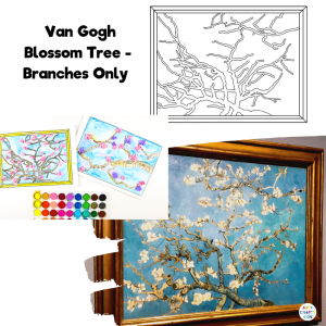 Van Gogh Blossom Tree - Branches Only