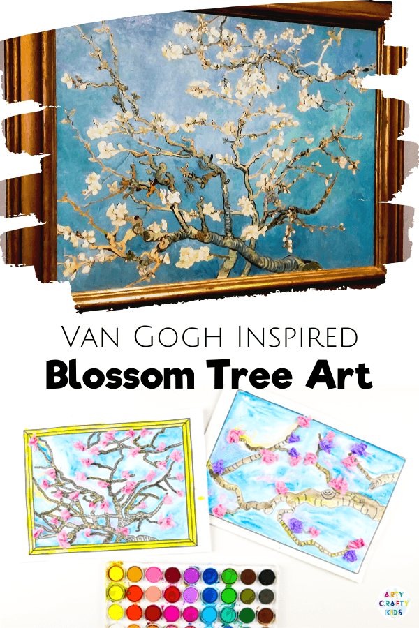 Van Gogh Inspired Blossom Tree - Spring Art Project for Kids.