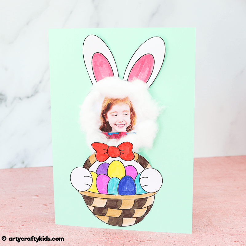 Easter Bunny Photo Card