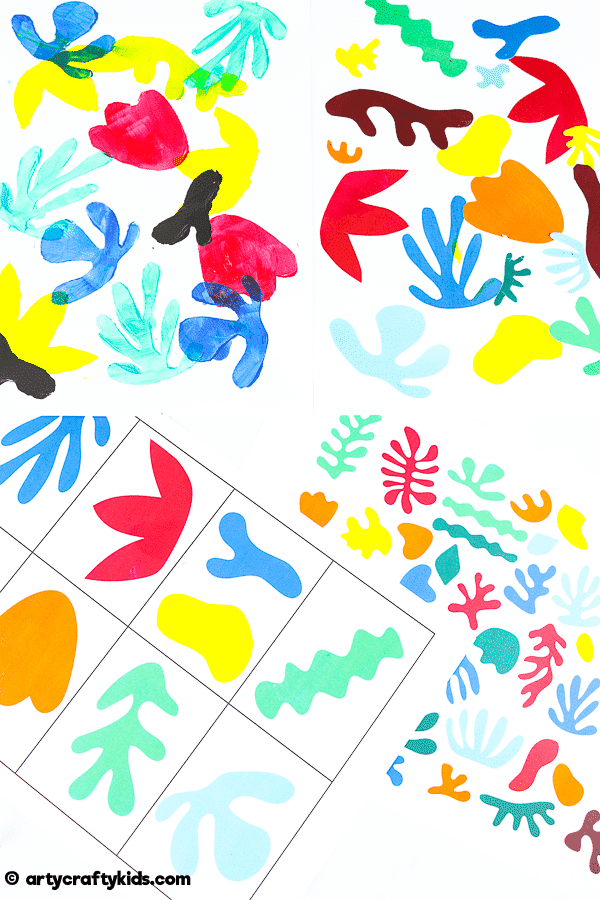 Easy Matisse Art Project for Kids Arty Crafty Kids