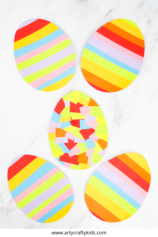 This easy rainbow Easter egg craft is perfect for keeping toddlers and preschoolers busy this Easter. Download the free Easter egg template to get started.