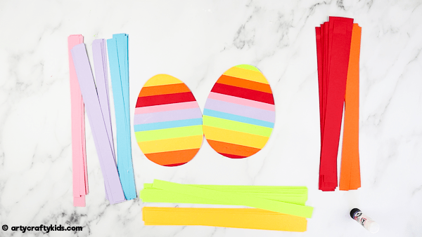 This easy rainbow Easter egg craft is perfect for keeping toddlers and preschoolers busy this Easter. Download the free Easter egg template to get started.