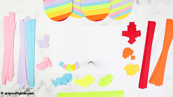 This easy rainbow Easter egg craft is perfect for keeping toddlers and preschoolers busy this Easter. Download the free Easter egg template to get started.