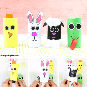 Toilet Paper Roll Spring Animal Craft