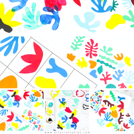 Pas op Generaliseren Met andere bands Easy Matisse Art Project for Kids - Arty Crafty Kids