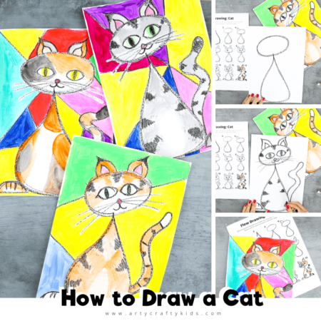 Flow Drawing: How to Draw a Cat