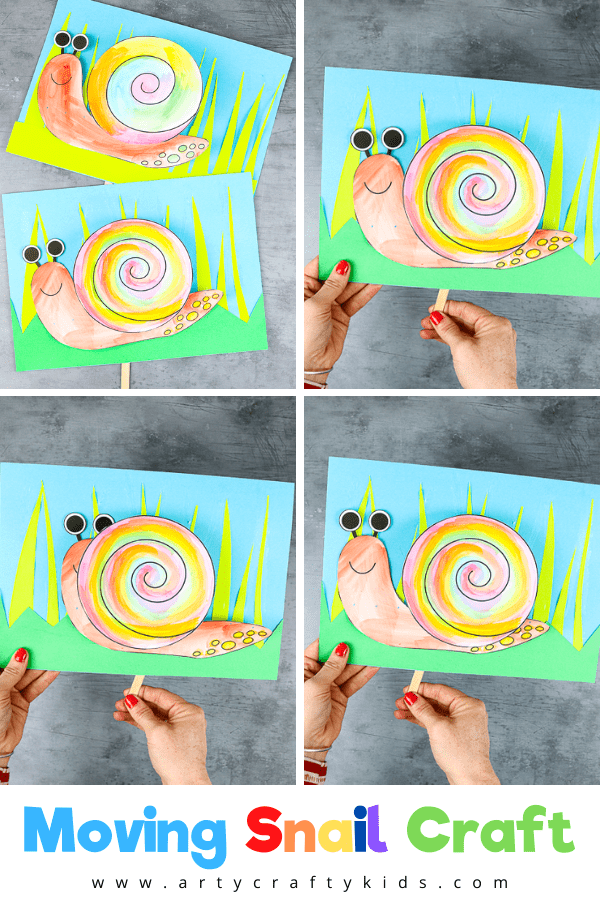 Play snail peek-a-boo with this fun and easy interactive snail craft for kids. This easy bug craft for kids is a lovely way to encourage learning on the topic of mini-beasts
