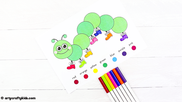 Bugs Preschool Activity Book:  we've put together a fabulous mini activity book for pre-schoolers, including three different activity pages to help them explore numbers, shapes and colors, plus two bonus coloring pages!