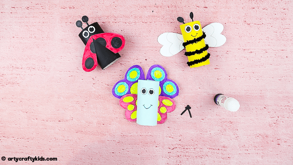 How to Make a Toilet Paper Roll Butterfly. A fun and easy Spring craft for Kids.