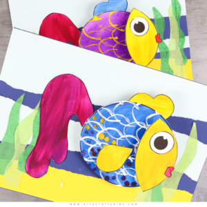 3D Fish Craft for Kids