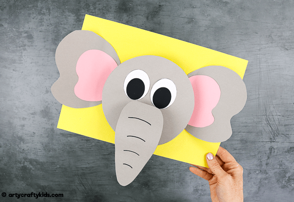 3d Paper Elephant Craft Arty Crafty Kids