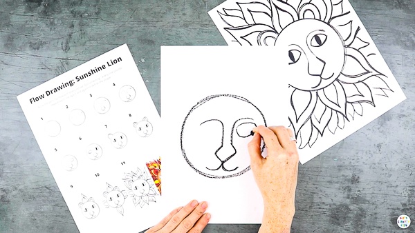 Lion Coloring Page for Kids Graphic by tinmograph · Creative Fabrica-saigonsouth.com.vn