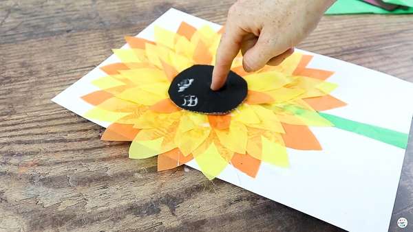 Paper Sunflower Craft for Kids