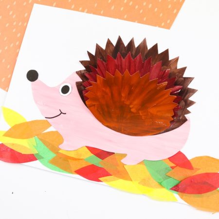 3D Hedgehog Craft for Kids