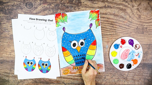 Decorate the owl and make it your own.