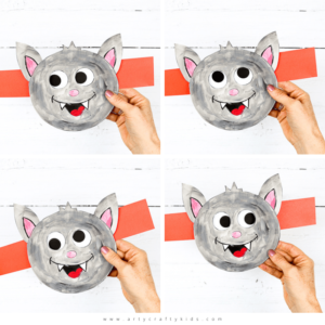 Moving Eyes Vat Craft - A fun Halloween Paper Toy Craft for Kids