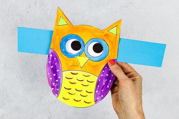 Moving Eyes Owl Craft - Arty Crafty Kids