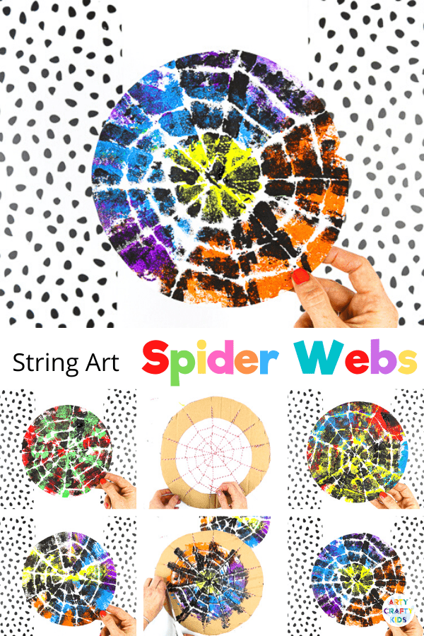 If you're looking for an easy but expressive craft, inspired by nature, our string spider web art is perfect for your children. 

Create colorful Halloween decorations or work into bug learning topics; preschoolers and children in early years can use the activity to strengthen fine motor skills and explore color, patterns and artistic expression.