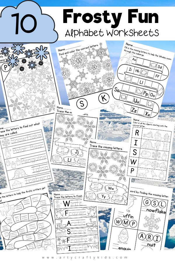 Our 10 Frosty Fun Alphabet Worksheets are the perfect activity for winter days, and a great way of keeping children excited about learning.