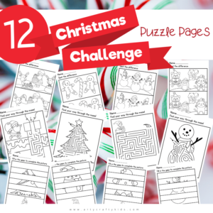 12 Christmas Challenge Puzzle Pages