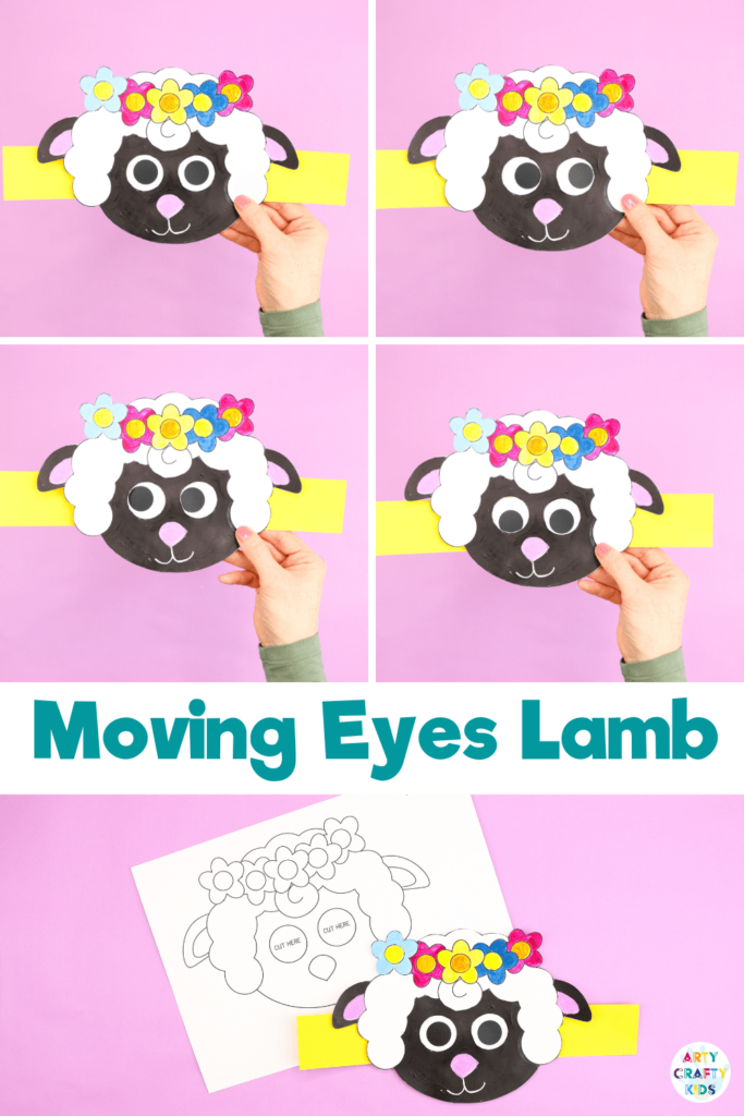 Welcome Spring with this super fun and easy to make Moving Eyes Lamb Craft. With its playful  elements, children will find delight in the crafts quirky and characterful eye movements; making it the perfect accompaniment to story-telling and play based learning.