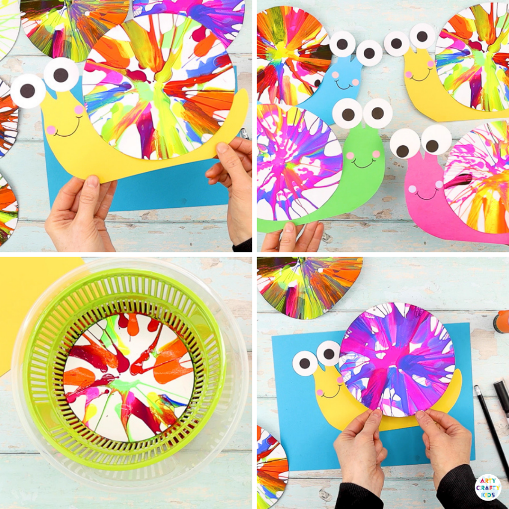 Fuzzy Stick Snail Craft 