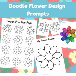 Doodle Flower Design Prompts