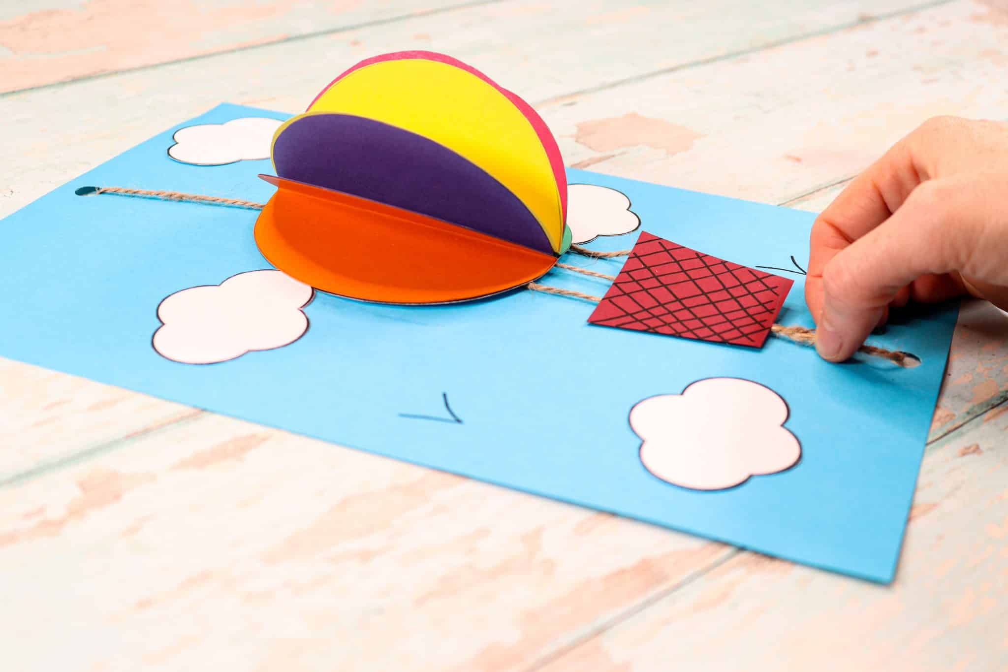 3D Hot Air Balloon Craft - Arty Crafty Kids