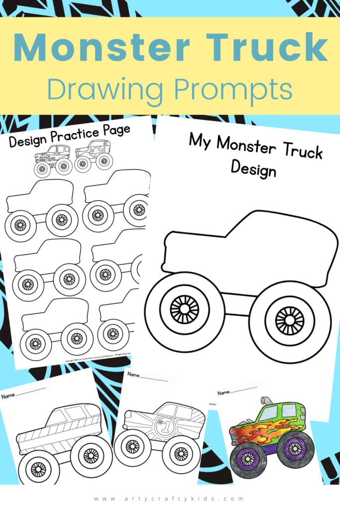 How to Draw Monster Truck, Monster Trucks