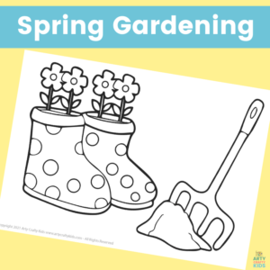 Free Spring Coloring Page for Kids