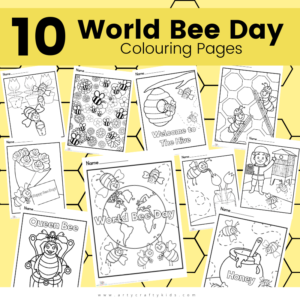 Special Edition - World Bee Day Coloring Pages