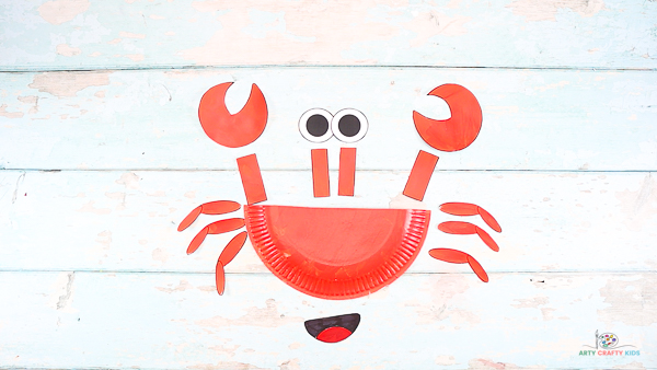 Cut Out the Crab Elements and Arrange.