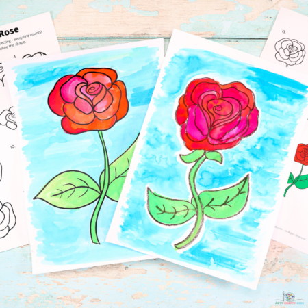 How To Draw A Rose? A Step-By-Step Tutorial For Kids