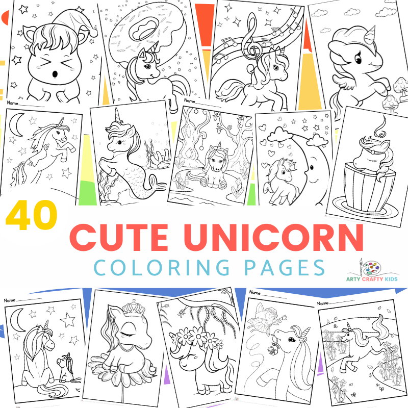 Cute Stuff Coloring Book, Adorable Illustration, designs for Kids