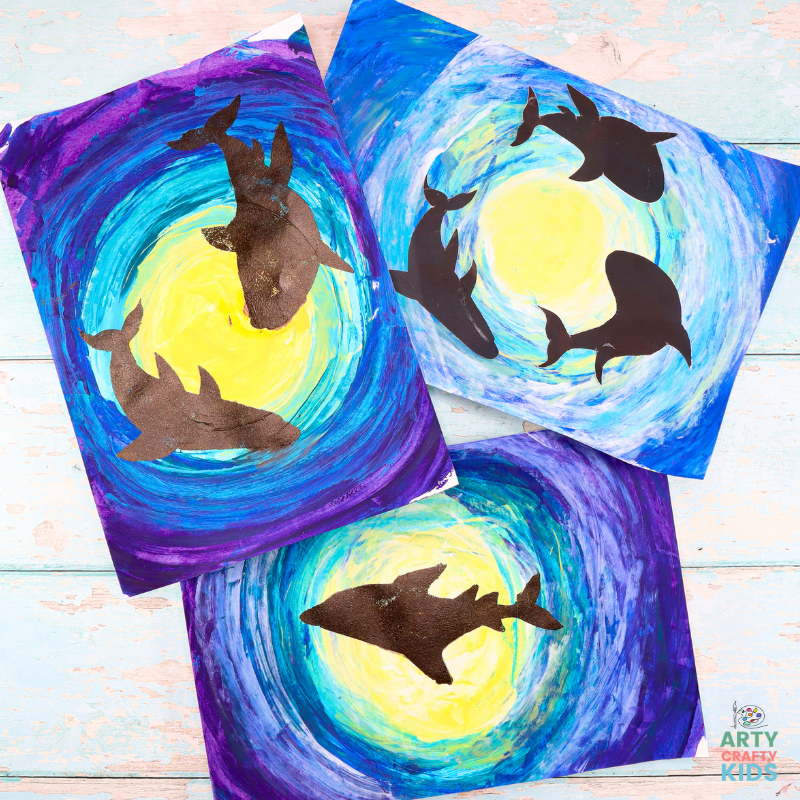 Easy Shark Art - Ocean Art for Kids