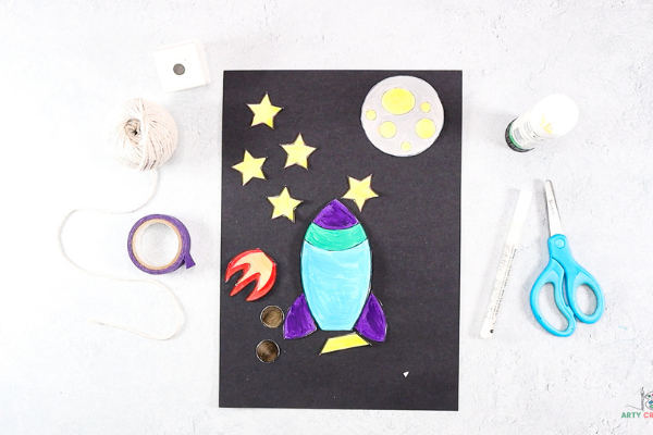 Rocket Ship Kids Art Kit– Let's Make Art