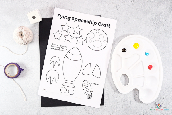 Rocket Ship Kids Art Kit– Let's Make Art