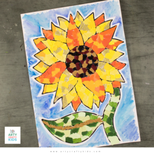 How to Draw a Dandelion & Create a Dandelion Painting - Arty Crafty Kids