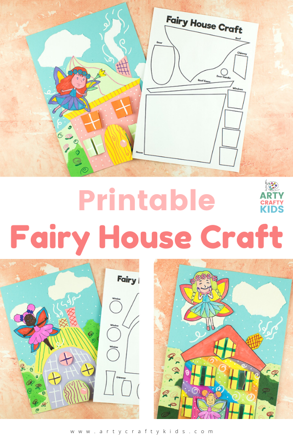 Download our Printable Fairy House Craft to create your own unique fairy home, with opening windows, doors and fun fairy guests!