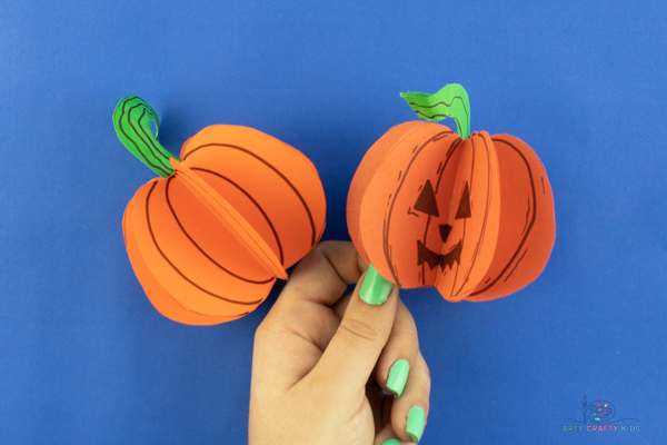 Looking for a quick and easy paper pumpkin craft? These charming paper pumpkins are great for kids of all ages to make.   

It's a lovely Autumn craft for celebrating Halloween, Harvest and Thanksgiving and once the children have mastered the process of making one paper pumpkin, many more will be sure to follow.