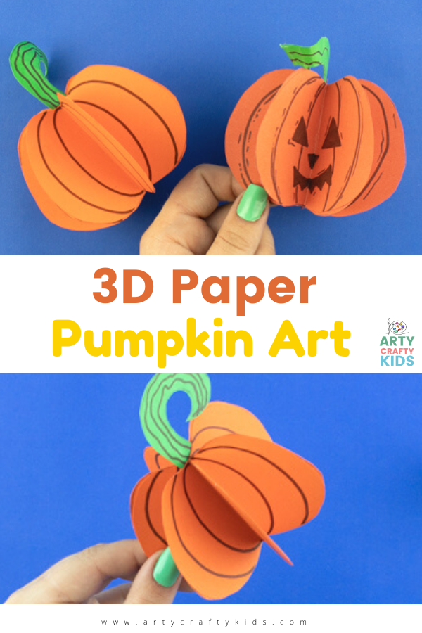 Looking for a quick and easy paper pumpkin craft? These charming paper pumpkins are great for kids of all ages to make.   

It's a lovely Autumn craft for celebrating Halloween, Harvest and Thanksgiving and once the children have mastered the process of making one paper pumpkin, many more will be sure to follow.