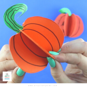 Looking for a quick and easy paper pumpkin craft? These charming paper pumpkins are great for kids of all ages to make. It's a lovely Autumn craft for celebrating Halloween, Harvest and Thanksgiving and once the children have mastered the process of making one paper pumpkin, many more will be sure to follow.