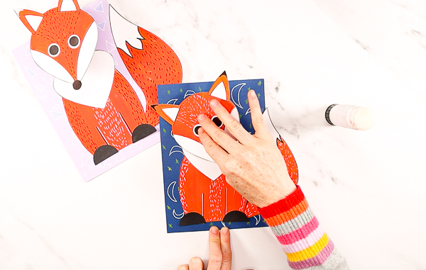 Make a 3D Paper Fox Craft with the kids this fall. A fun and easy fox craft with added dimension and movement to make the fox pop from the page!