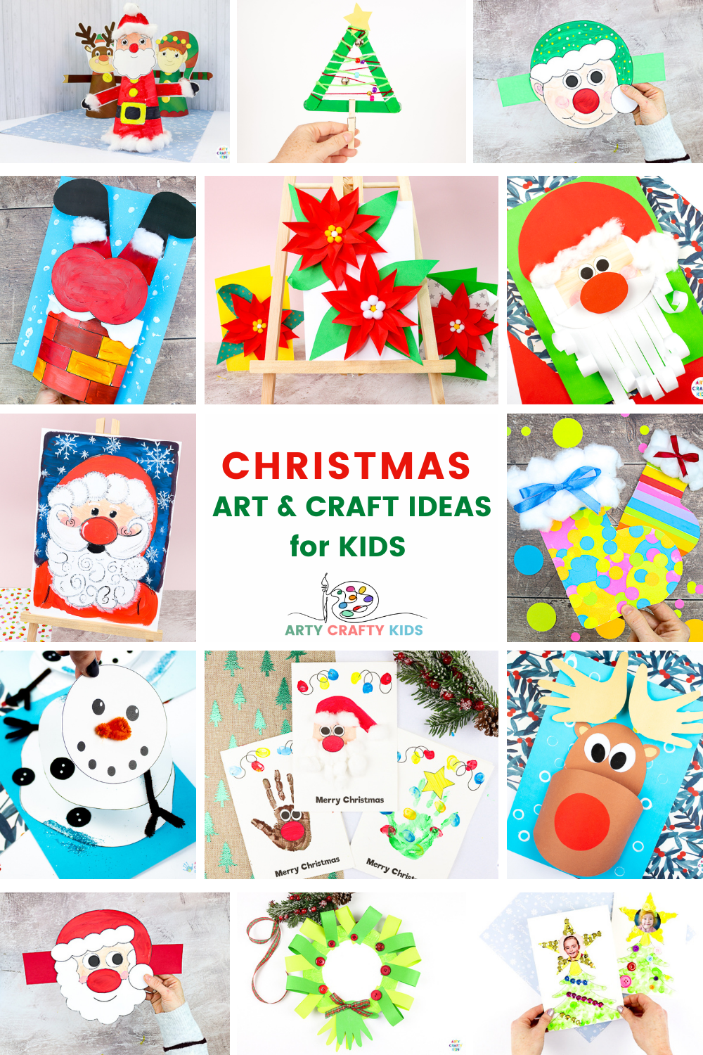 Art and Craft Christmas Ideas for Kids to try at home or in the classroom