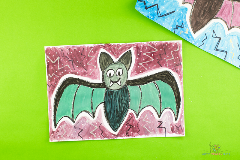 Learn how to draw a bat with our step by step guide. This bat how to draw guide is perfect for kids and beginners who use simple lines to draw a cartoon styled bad. A super easy bat drawing that's perfect for Halloween!