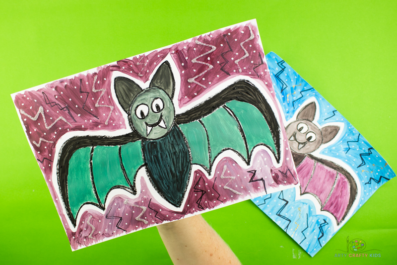 Bat How to Draw - Easy Step by Step Guide - Arty Crafty Kids