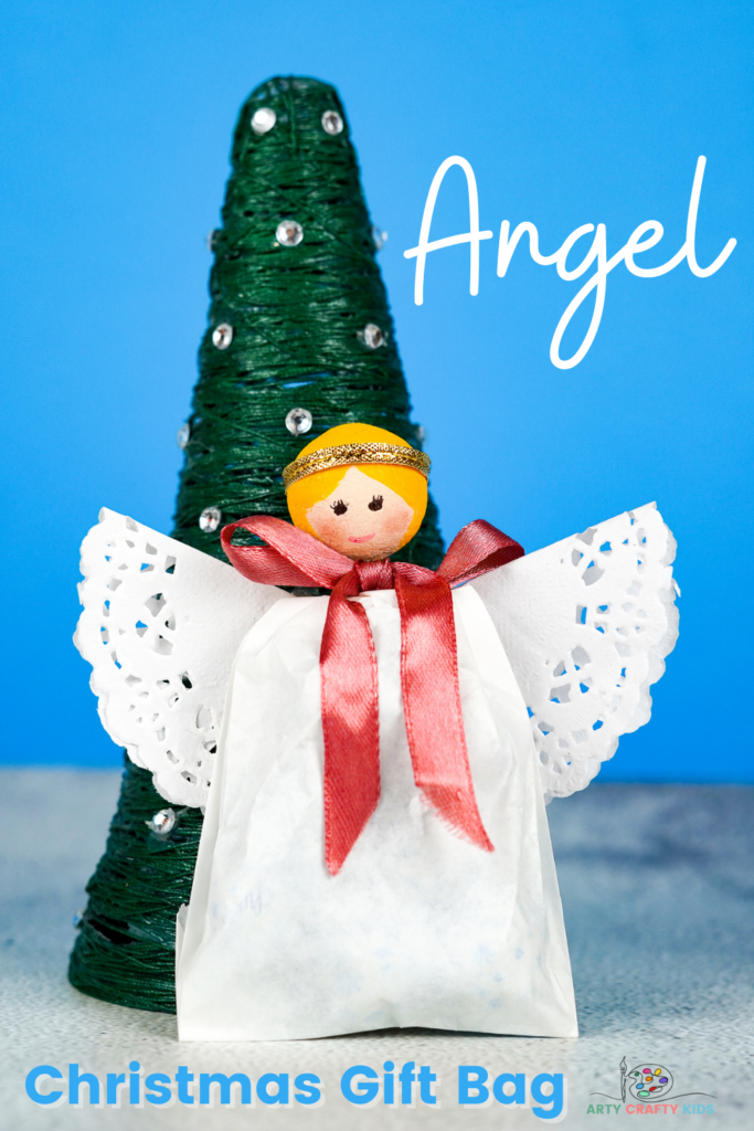 Christmas is a special time of year where we get to share gifts with our loved ones. What better way to spread the Christmas cheer than by making your own angel Christmas gift bags!

This easy craft is perfect for kids of all ages and can be customized with your child's favorite treats. 

Our Angel Christmas Gift Bags are perfect stocking fillers, teacher gifts or even products for the school Christmas fair!