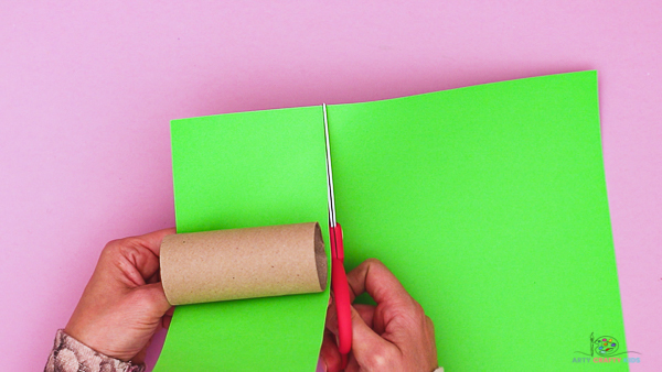 Step 1: Create a Strip of Bright Green Paper