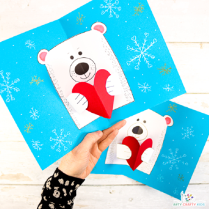 Polar Bear Card Template