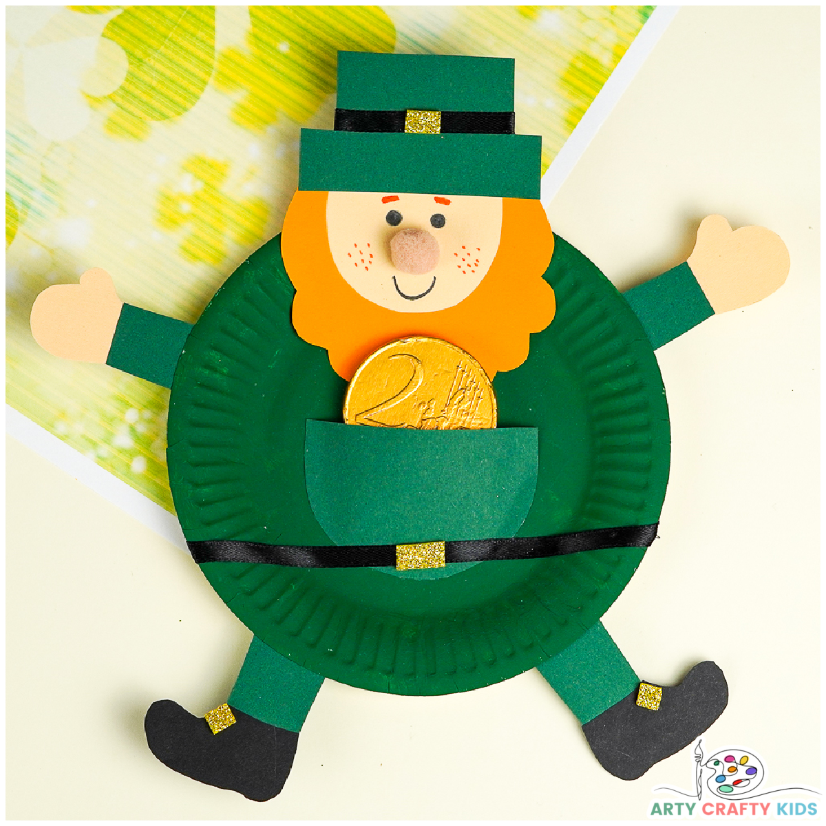 Easy and fun leprechaun craft for kids to make this St Patrick's day.